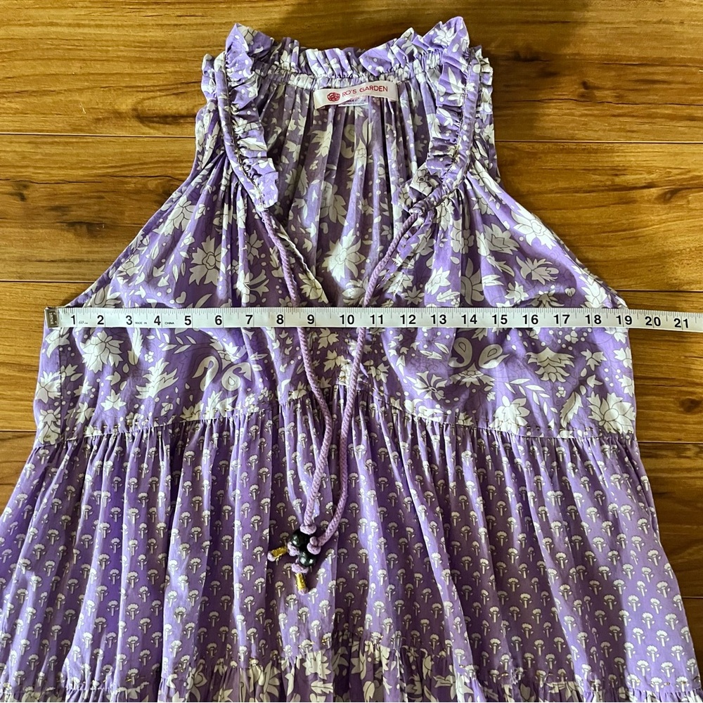 Ro's Garden Sofia Beaded Tunic Dress Medium - Picture 8 of 16